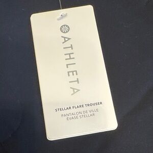 Athleta Stellar Flare Trousers in Dark Navy